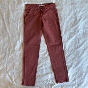 Reiko Sandy chino trouser dusty rose Size:25